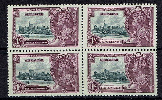 Image of Gibraltar SG 117/117c UMM British Commonwealth Stamp